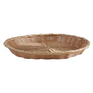 Photo CPL1871 : Round flat polyrattan basket