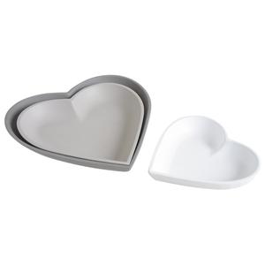 Photo CPL189S : Lacquered wood heart serving trays