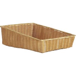 Photo CPR2161 : Plastic rattan display basket