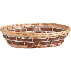 Photo CPR2950 : Stained half willow and wood basket