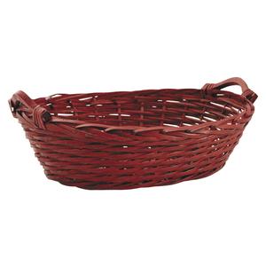 Photo CPR2980 : Red stained half willow basket