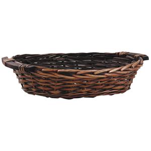 Photo CPR3080 : Oval stained half willow basket