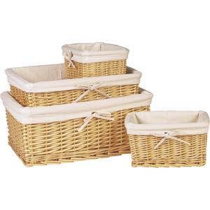 Photo CRA124SC : Willow storage baskets
