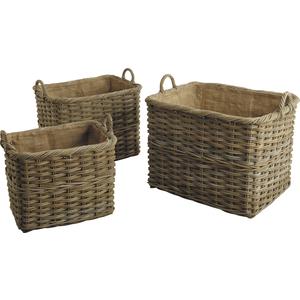 Photo CRA342SJ : Pulut rattan log baskets