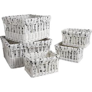 Photo CRA349SC : Willow storage baskets