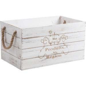 Photo CRA4290 : White wash wood box