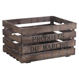 Photo CRA4470 : Caisse en bois Produits du Marché