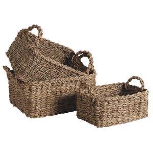 Photo CRA485S : Seagrass storage baskets