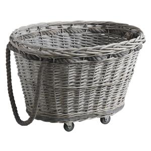 Photo CRA4910 : Grey split willow log trolley