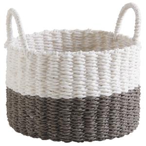 Photo CRA541S : Stained rope storage baskets