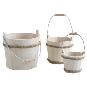 Photo CSE103S : Wood buckets with handle
