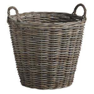 Photo CUT1510 : Large grey pulut rattan basket