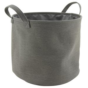 Photo CUT1540C : Grey cotton log bag