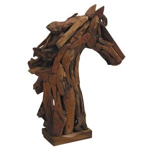 Photo DAN2200 : Recycled teak horse head