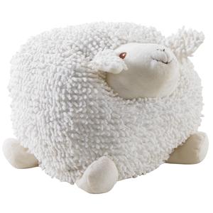 Photo DAN2513C : Mouton Shaggy en coton blanc 30cm