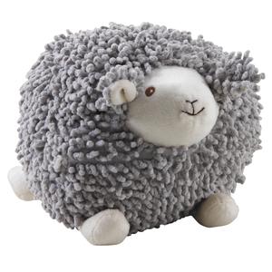 Photo DAN2522C : Mouton Shaggy en coton gris 20cm