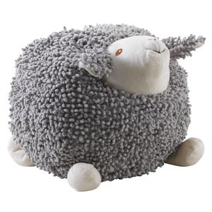 Photo DAN2523C : Grey cotton Shaggy sheep 30cm