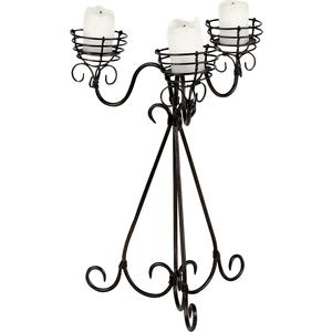 Photo DBO1130 : Metal candle holder