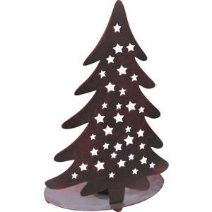 Photo DBO1732 : Photophore sapin de Noël en métal