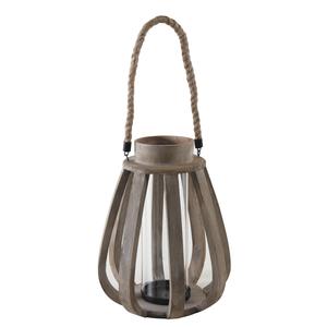 Photo DBO2761V : Aged wood and glass lantern