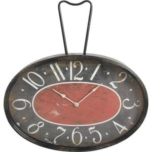 Photo DHL1380V : Metal clock with glass