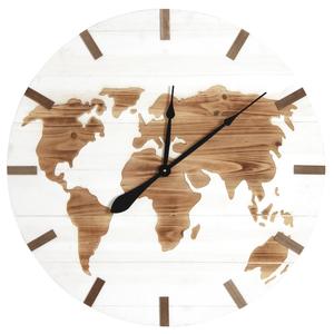 Photo DHL1570 : World map wooden clock 