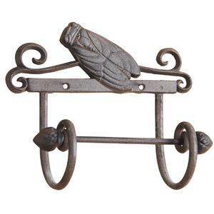 Photo DMA1320 : Cast iron cicada toilet paper holder