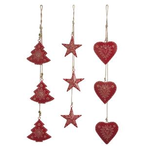 Photo DMO1430 : Metal Christmas hanging cluster