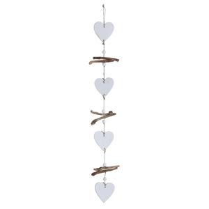 Photo DMO1490 : 4 wood hearts hanging cluster