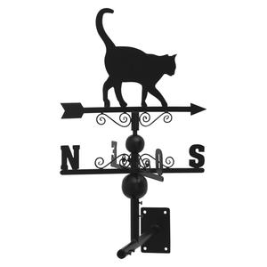 Photo DMU1440 : Weather vane with cat and frieze design