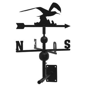 Photo DMU1480 : Wrought iron weather vane with seagull design