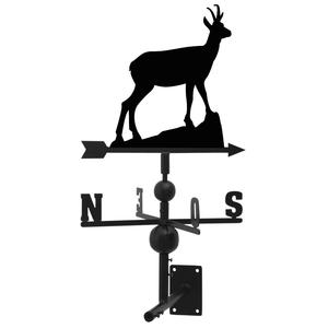 Photo DMU1560 : Wrought iron weather vane with chamois design