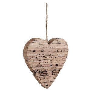 Photo DMU1640 : Birch wood hanging heart