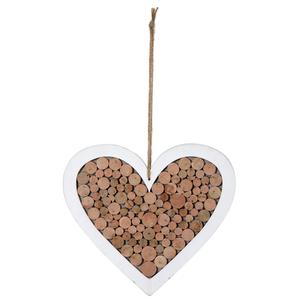 Photo DMU1720 : Coeur à suspendre en bois