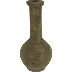 Photo DVA1320 : Grey rattan vase