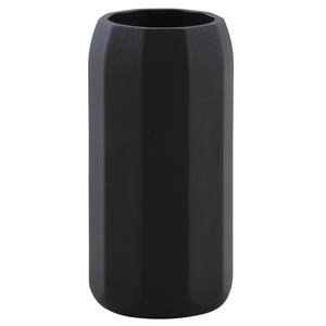Photo DVA1610V : Vase en verre teinté noir mat