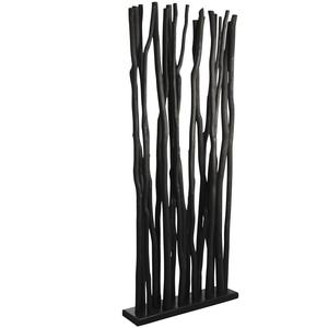 Photo DVI1860 : Black wood divider with 19 rods