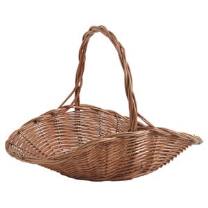 Photo FCO1190 : Buff willow fruit basket with handle