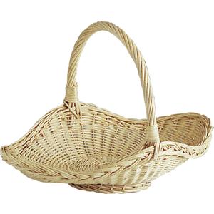 Photo FCO160S : White willow fruit baskets with handle