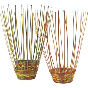 Photo FCO4360P : Bamboo basket with sticks