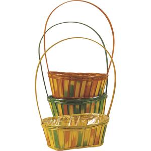 Photo FCO4371P : Bamboo basket with handle
