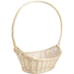 Photo FCO4701P : Split willow flower basket with handle