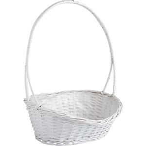 Photo FCO4841P : Split willow flower basket with handle