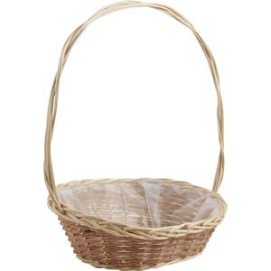 Photo FCO4881P : Split willow flower basket with handle