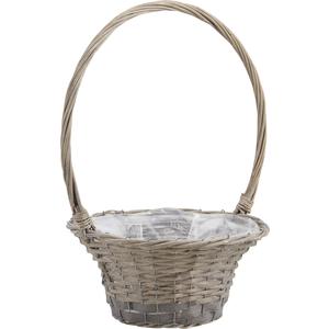Photo FCO5010P : Split willow flower basket with handle