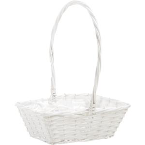 Photo FCO5060P : Willow and wood flower basket with handle