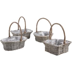 Photo FCO5110P : Wood and willow basket with handle