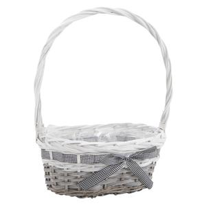 Photo FCO539SP : Wood and willow baskets with ribbon