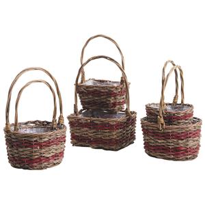 Photo FCO542SP : Maize and willow flower baskets
