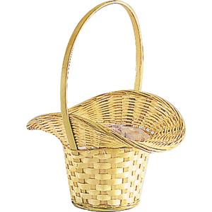 Photo FCP1361P : Bamboo flower basket with handle